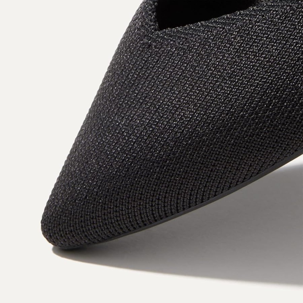 Rothy's Black The Point II Slip-On Shoes, Pointed-Toe Flats Machine Washable 8.5 - Picture 13 of 14